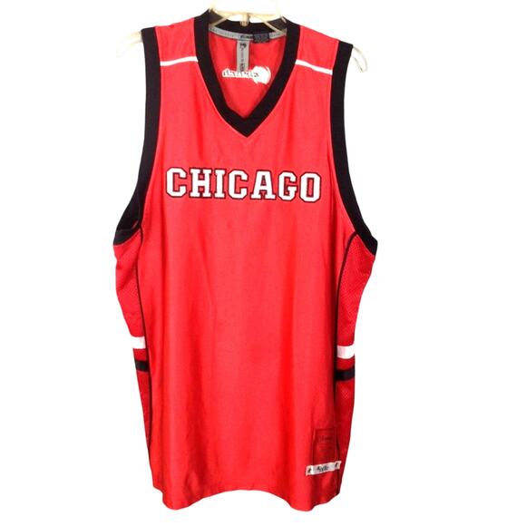 Clench Jeans Chicago Hall Of Fame Jersey Red Men's 22 - Picture 1 of 8
